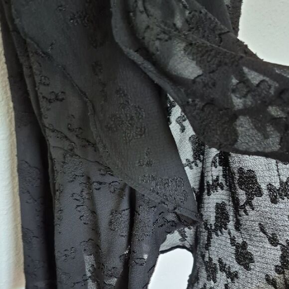 Wild Fable Black Asymmetrical Spaghetti Strap Sundress - Picture 11 of 11